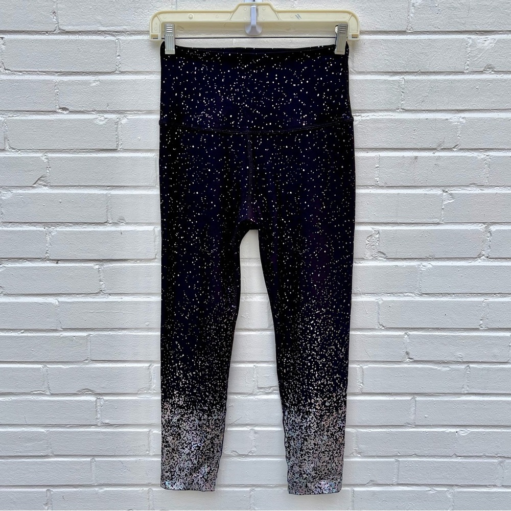 Beyond Yoga Alloy Ombre High Waisted Midi Legging Iridescent Speckled, SZ L 👽 - Picture 4 of 8